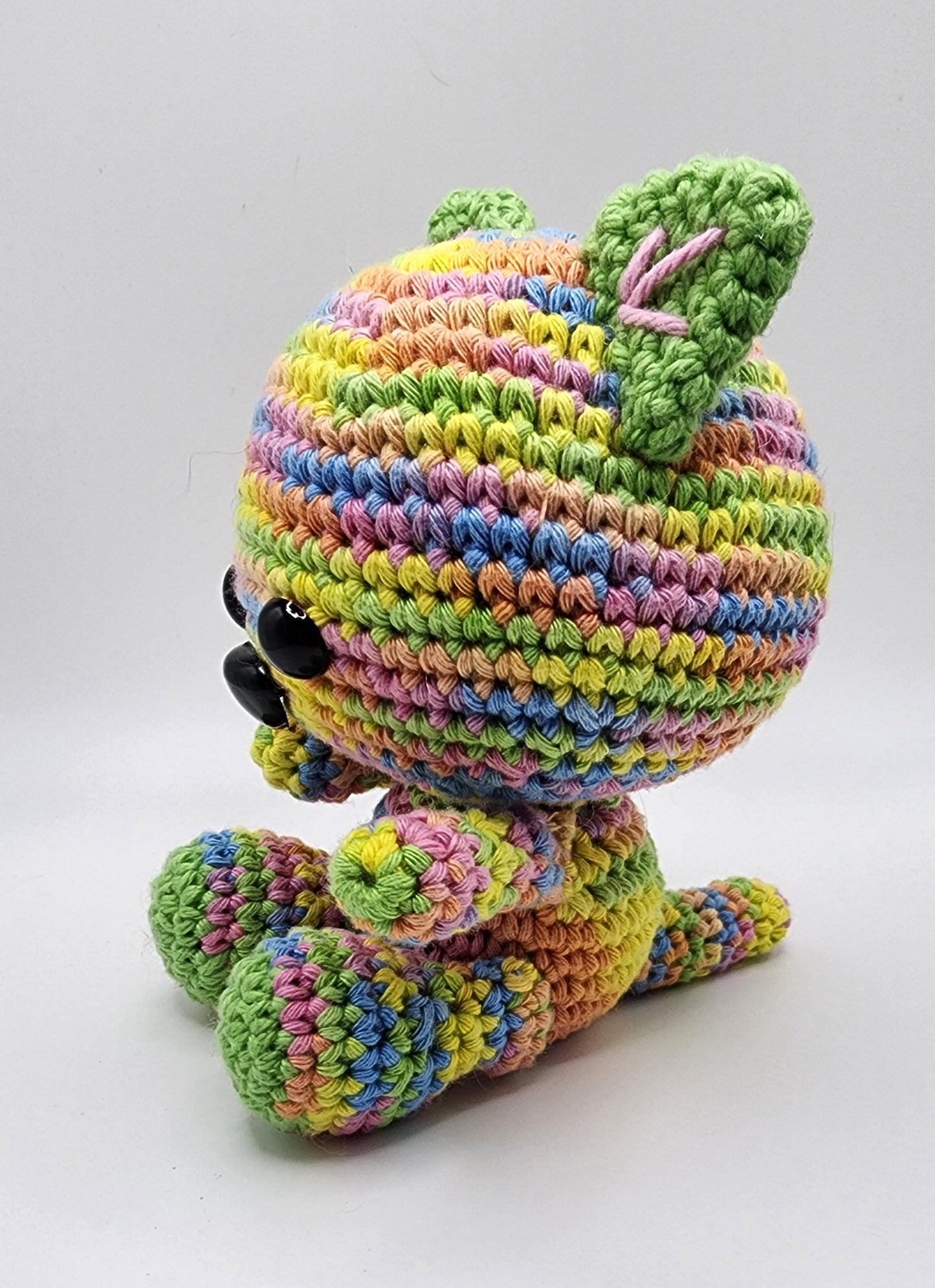 Kitty Cat Rainbow Crocheted Amigurumi Animal Character