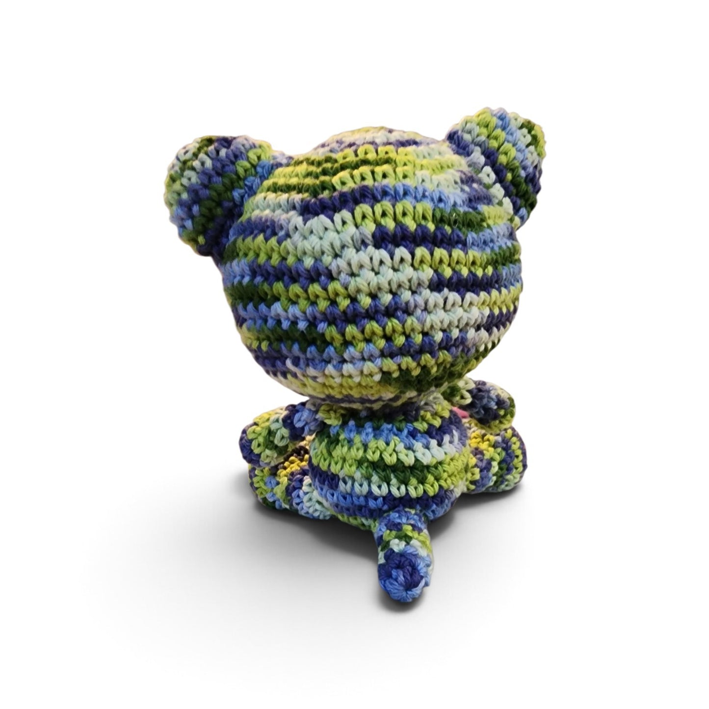 Cozy Crochet Kitty Blue Green