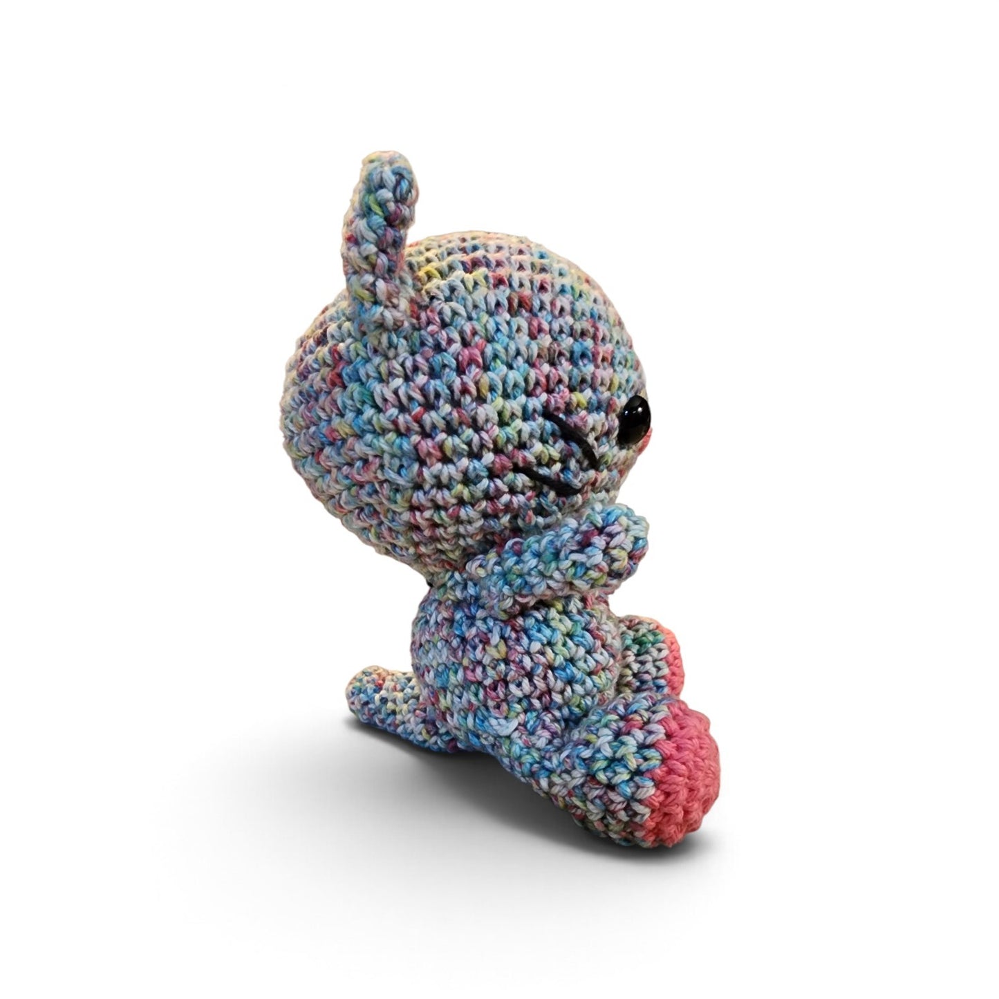 Cozy Crochet Kitty Teal Splash