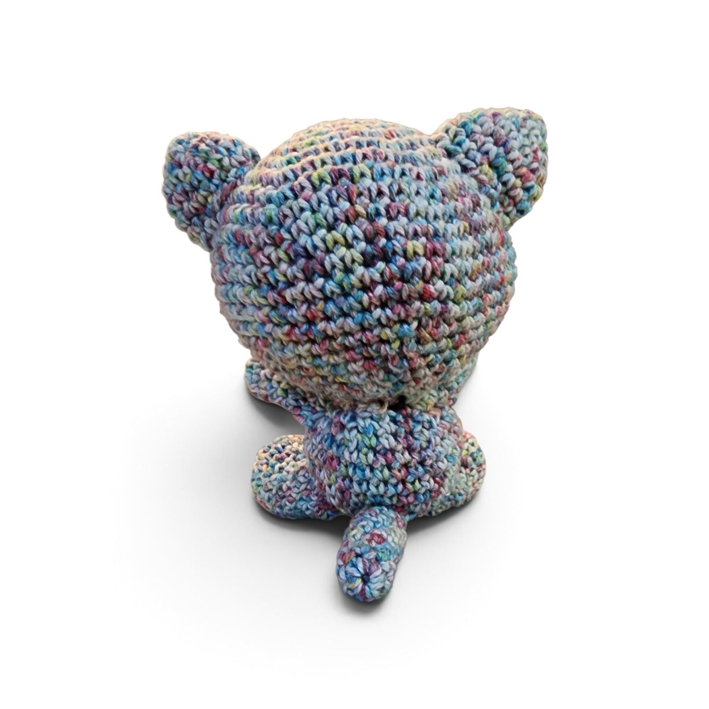 Cozy Crochet Kitty Teal Splash