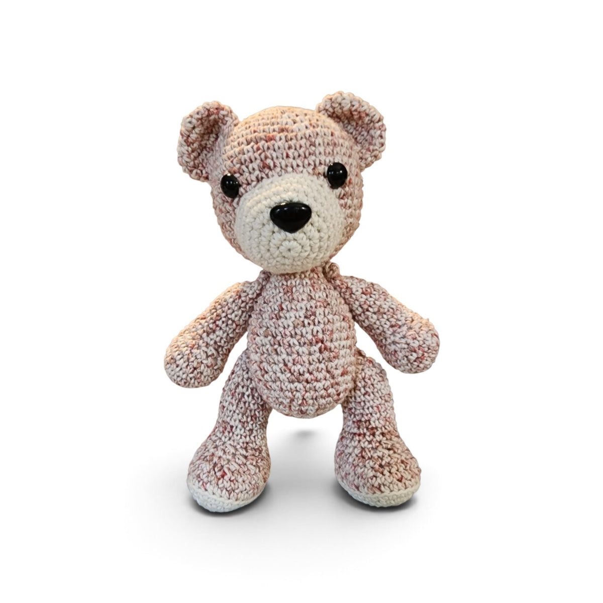 Adorable Handmade Cotton Crochet Teddy Bear with movable legs