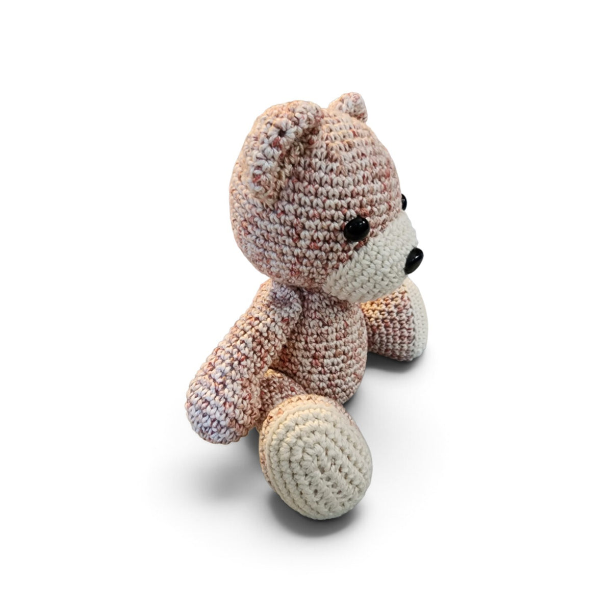 Adorable Handmade Cotton Crochet Teddy Bear with movable legs